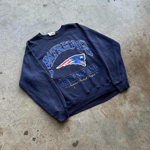 Men's Navy and Red Sweatshirt